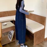 デニム サロペット オーバーオール 韓国 | SUNSHINE CLOSET | 詳細画像7 