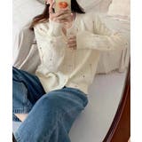 パール付き ニットカーディガン大人可愛い | SUNSHINE CLOSET | 詳細画像6 