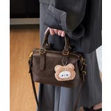 2WAYヴィンテージ風ハンドバッグフェイクレザー 自立型バッグ底鋲付き マチ広大… | SUNSHINE CLOSET | 詳細画像20