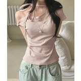 チョーカートップス半袖Tシャツレディースおしゃれtシャツアシンメトリー 可愛いリ… | SUNSHINE CLOSET | 詳細画像10 