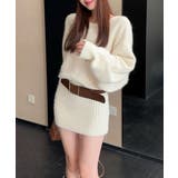 ミニニットワンピースウエストマーク韓国風 | SUNSHINE CLOSET | 詳細画像10 