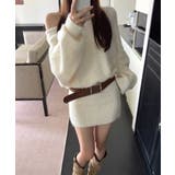 ミニニットワンピースウエストマーク韓国風 | SUNSHINE CLOSET | 詳細画像9 