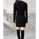 ミニニットワンピース ゴールドボタン上品 | SUNSHINE CLOSET | 詳細画像17