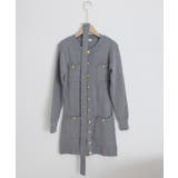 ミニニットワンピース ゴールドボタン上品 | SUNSHINE CLOSET | 詳細画像19