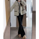 スウェットパンツ 裏起毛フレアパンツ美脚 | SUNSHINE CLOSET | 詳細画像6 