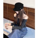 ワンポイントキャスケット スエード調帽子 | SUNSHINE CLOSET | 詳細画像7 