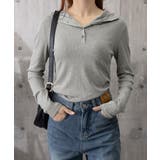 フード付きリブカットソーレディース長袖T | SUNSHINE CLOSET | 詳細画像21