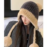 ポンポン付き もこもこニット帽子あったか | SUNSHINE CLOSET | 詳細画像16