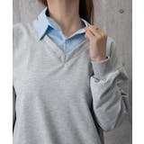 シャツ襟切り替えスウェットレディース長袖 | SUNSHINE CLOSET | 詳細画像18 