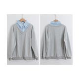 シャツ襟切り替えスウェットレディース長袖 | SUNSHINE CLOSET | 詳細画像21 