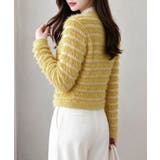 上品フェザーヤーンニットトップス長袖 レディースショート丈ニットジャケット韓国風… | SUNSHINE CLOSET | 詳細画像24
