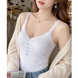 レディース Vネック レースタンクトップ | SUNSHINE CLOSET | 詳細画像13 