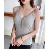 レディース Vネック レースタンクトップ | SUNSHINE CLOSET | 詳細画像4 