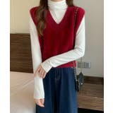 シャギーニットベストショート丈ニットジレ | SUNSHINE CLOSET | 詳細画像12 