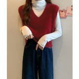 シャギーニットベストショート丈ニットジレ | SUNSHINE CLOSET | 詳細画像13 