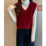 シャギーニットベストショート丈ニットジレ | SUNSHINE CLOSET | 詳細画像14 