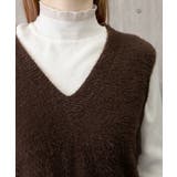 シャギーニットベストショート丈ニットジレ | SUNSHINE CLOSET | 詳細画像20 