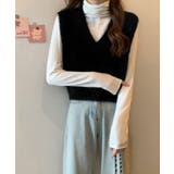 シャギーニットベストショート丈ニットジレ | SUNSHINE CLOSET | 詳細画像4 