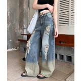 レディース ハイウエストワイドパンツ ゆったり | SUNSHINE CLOSET | 詳細画像2