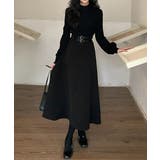 ベルト飾りロングワンピースウエストマーク | SUNSHINE CLOSET | 詳細画像10