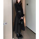 ベルト飾りロングワンピースウエストマーク | SUNSHINE CLOSET | 詳細画像15