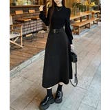 ベルト飾りロングワンピースウエストマーク | SUNSHINE CLOSET | 詳細画像16