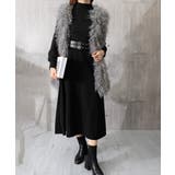 ベルト飾りロングワンピースウエストマーク | SUNSHINE CLOSET | 詳細画像17