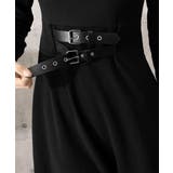 ベルト飾りロングワンピースウエストマーク | SUNSHINE CLOSET | 詳細画像18