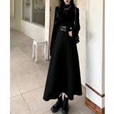 ベルト飾りロングワンピースウエストマーク | SUNSHINE CLOSET | 詳細画像4