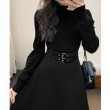 ベルト飾りロングワンピースウエストマーク | SUNSHINE CLOSET | 詳細画像7