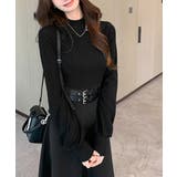 ベルト飾りロングワンピースウエストマーク | SUNSHINE CLOSET | 詳細画像9