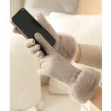 裏起毛ファー手袋冬 防風保温 スマホ対応 | SUNSHINE CLOSET | 詳細画像3 
