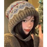 ノルディック柄ニット帽無地ニットキャップ | SUNSHINE CLOSET | 詳細画像16