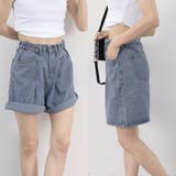 ロールアップ デニムショートパンツ 美脚 | SUNSHINE CLOSET | 詳細画像19 