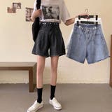 ロールアップ デニムショートパンツ 美脚 | SUNSHINE CLOSET | 詳細画像9 