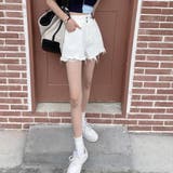 ダメージ加工デニムショートパンツ 韓国風 | SUNSHINE CLOSET | 詳細画像11 