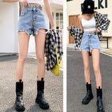 ダメージ加工デニムショートパンツ 韓国風 | SUNSHINE CLOSET | 詳細画像13 