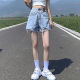 ダメージ加工デニムショートパンツ 韓国風 | SUNSHINE CLOSET | 詳細画像16 