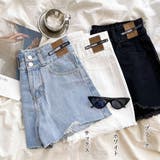 ダメージ加工デニムショートパンツ 韓国風 | SUNSHINE CLOSET | 詳細画像2 