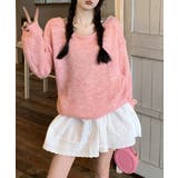 バックオープンリボンニットトップス韓国風 | SUNSHINE CLOSET | 詳細画像18 