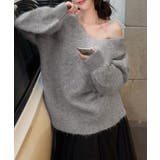 バックオープンリボンニットトップス韓国風 | SUNSHINE CLOSET | 詳細画像4 