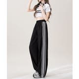 レースフリル付きラインパンツきれいめ レディース薄手カジュアルパンツおしゃれ ハ… | SUNSHINE CLOSET | 詳細画像10 