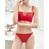 レッド | ノンワイヤー ブラジャー ショーツ | SUNSHINE CLOSET