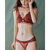 ダークレッド | ブラジャー ショーツ セット レディース | ANGELCLOSET