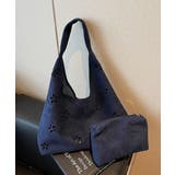 花柄カットスエード調トートバッグポーチ付 | SUNSHINE CLOSET | 詳細画像15 