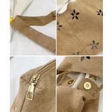 花柄カットスエード調トートバッグポーチ付 | SUNSHINE CLOSET | 詳細画像20 