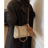 スエード調ショルダーバッグ ポーチ付き鞄 | SUNSHINE CLOSET | 詳細画像1 