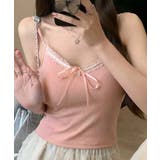 カップ付きキャミソールレーストリムキャミ | SUNSHINE CLOSET | 詳細画像15 