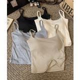 レース切替キャミソールカップ付きインナー | SUNSHINE CLOSET | 詳細画像17