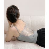 レース切替キャミソールカップ付きインナー | SUNSHINE CLOSET | 詳細画像3